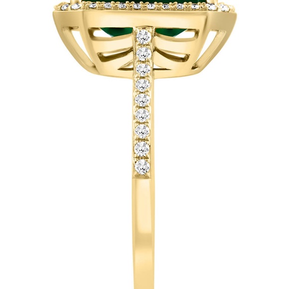 Effy Green Onyx and Diamond Ring - Picture 3 of 6